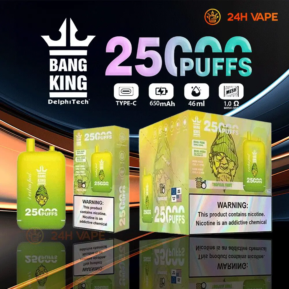 Bang King 25000 Puffs 0% 2% 3% 5% Nicotine Double Warehouser Disposable Vape Pod - Image 18