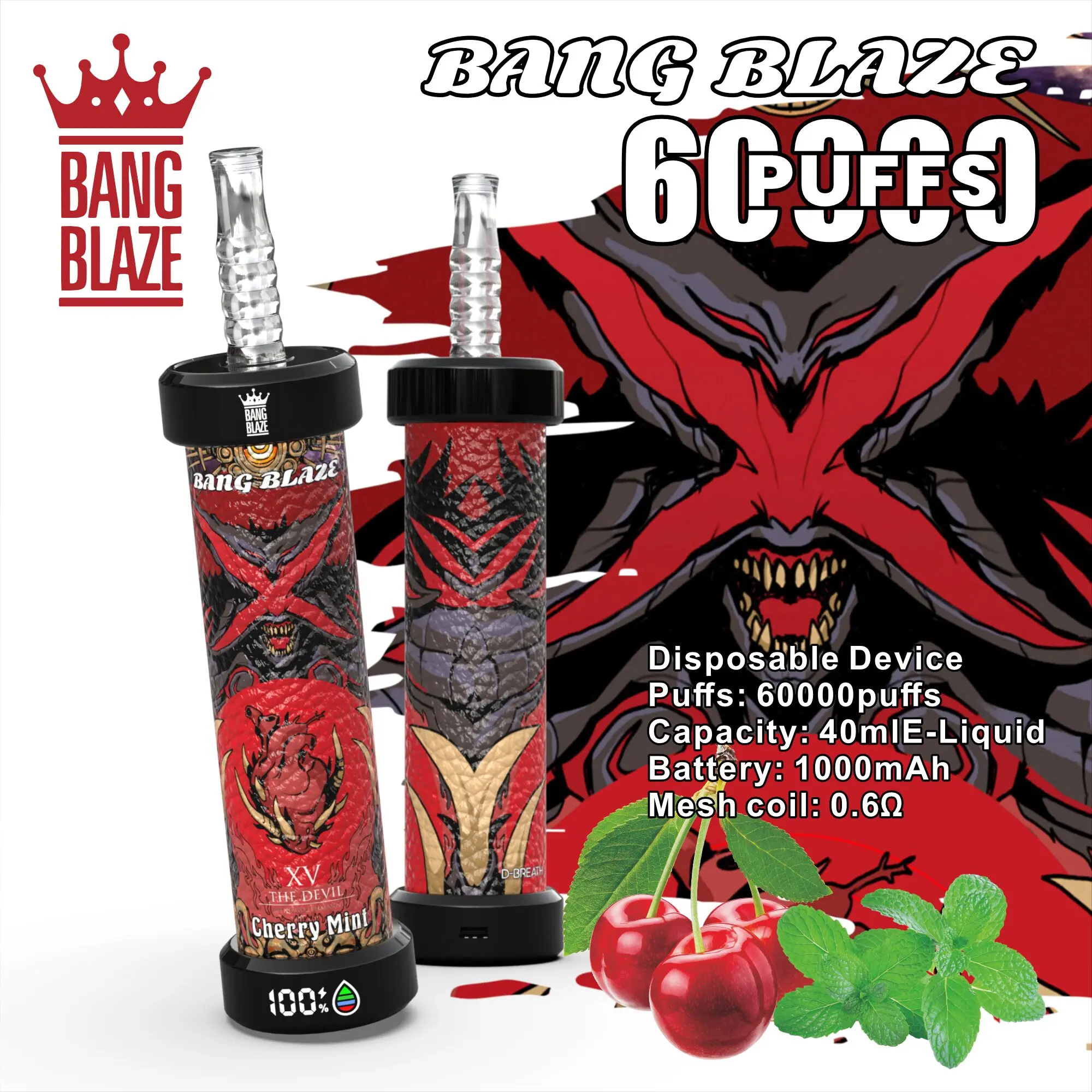 Bang Blaze 60k 60000 Puffs Latest Original LCD Display Disposable Vape Pen - Image 20