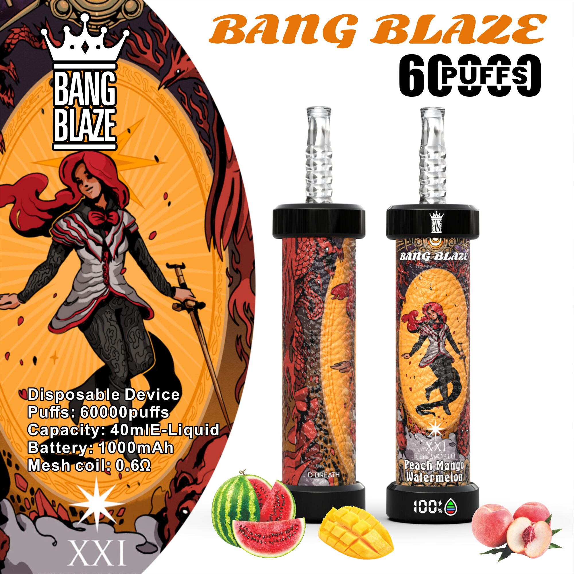 Bang Blaze 60k 60000 Puffs Latest Original LCD Display Disposable Vape Pen - Image 9