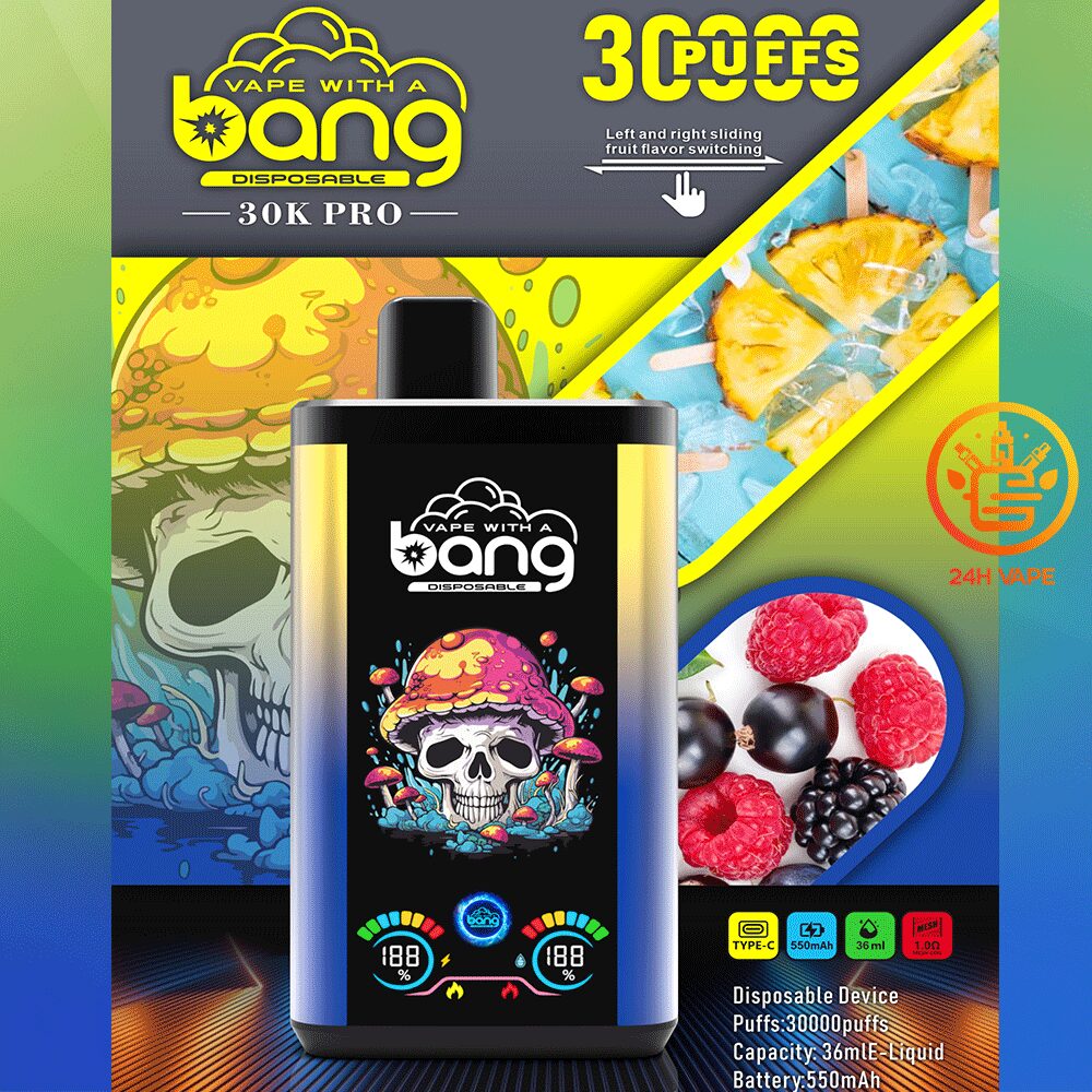 Bang 30K PRO 30000 Puffs Newest Dual Flavor LED Disposable Vape - Image 14