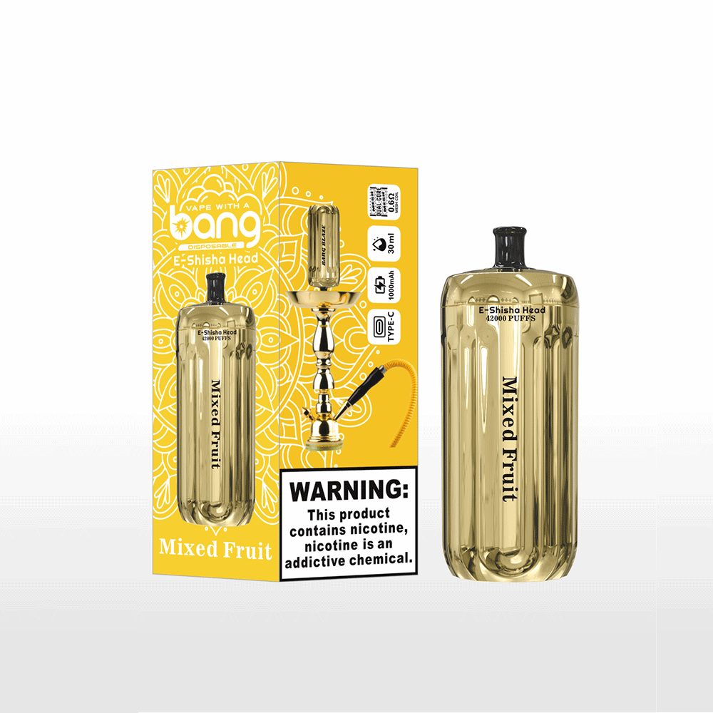 Bang E-Shisha Head 42000 42K Puffs Gold LED Display Disposable Vape - Image 12