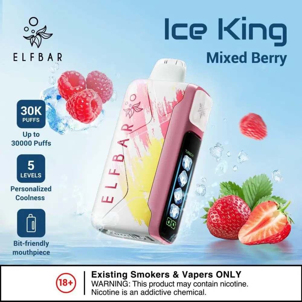 ELFBAR ICE KING 30000 PUFFS DISPOSABLE VAPE - Image 11