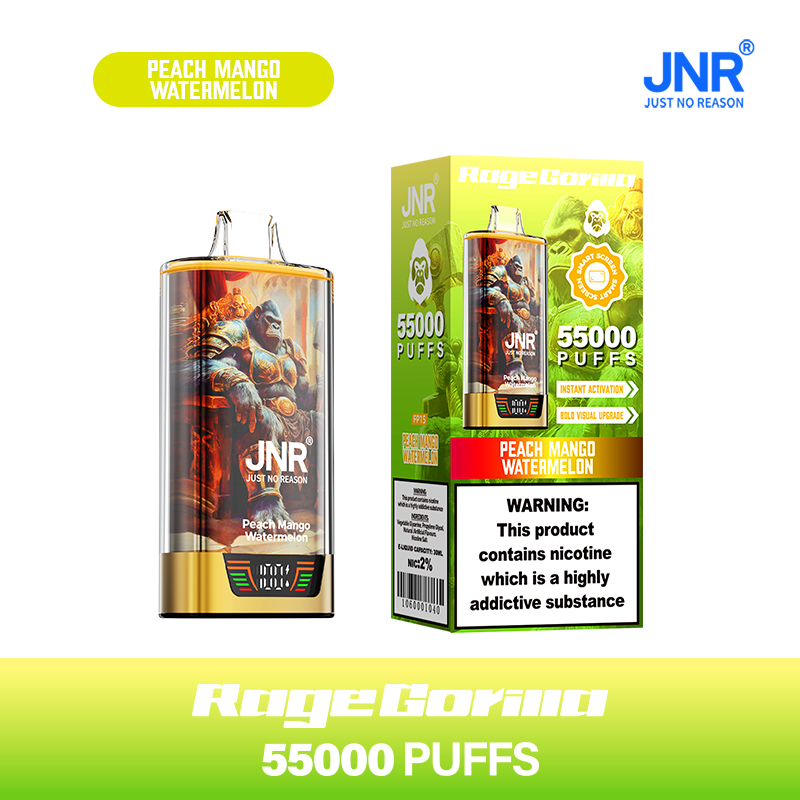 JNR Rage Gorilla 55K 55000 Puffs Smart Display Original Disposable Vape - Image 27