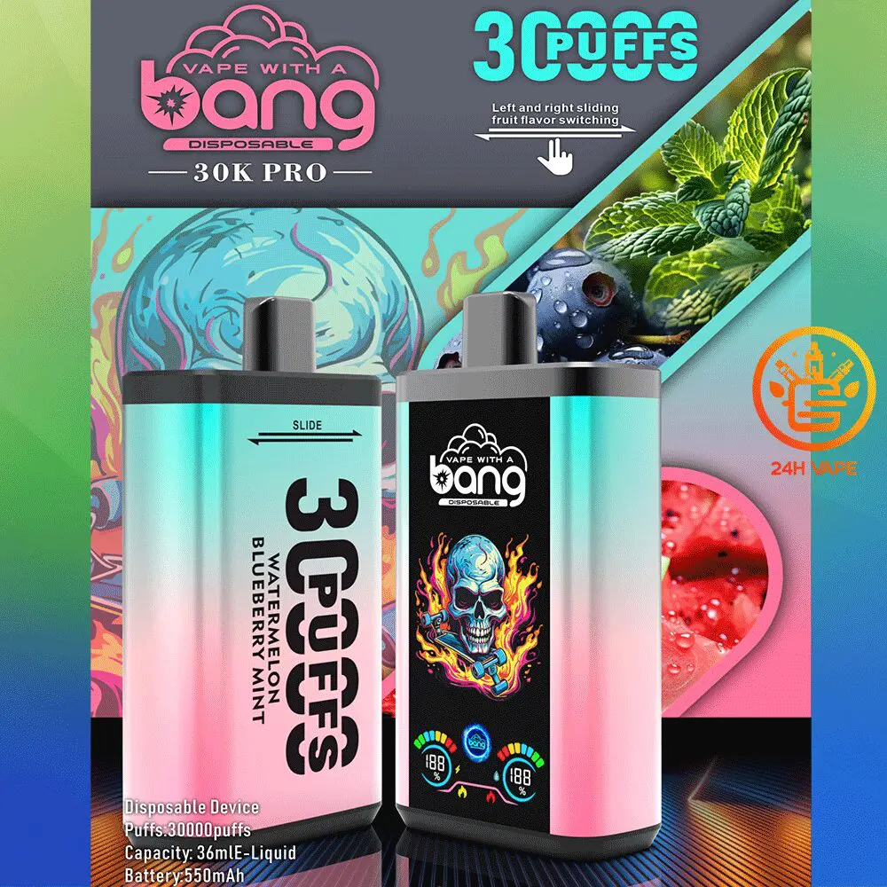 Bang 30K PRO 30000 Puffs Newest Dual Flavor LED Disposable Vape - Image 5