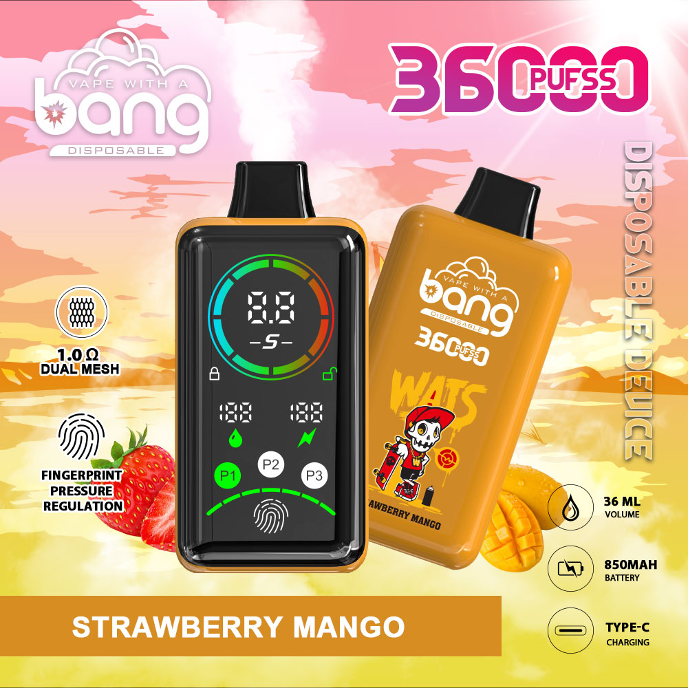 Bang 36000 Power Advanced Fingerprint Power Regulation 36K Puffs Disposable Vape - Image 9