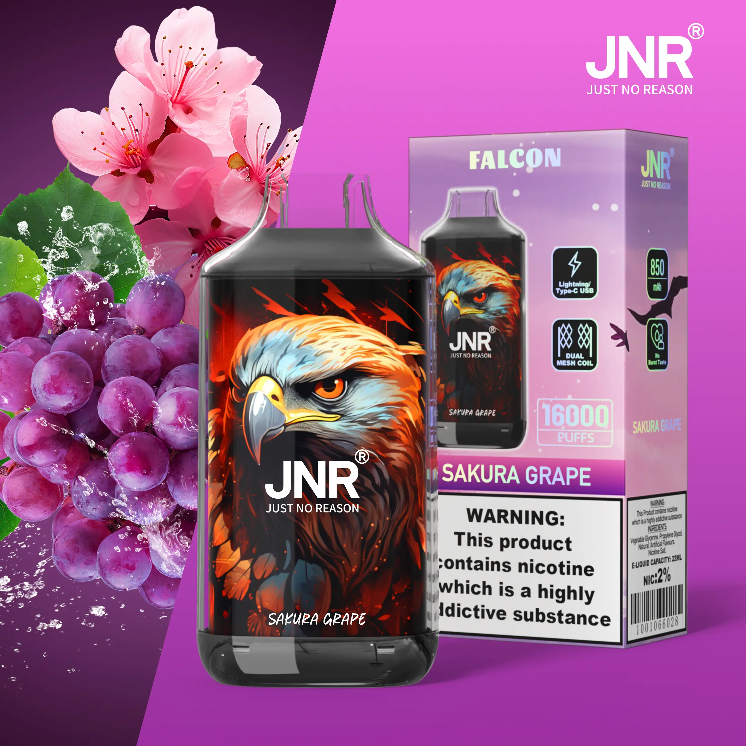 JNR FALON 16000 16K Puffs Original Edition Disposable Vape - Image 24