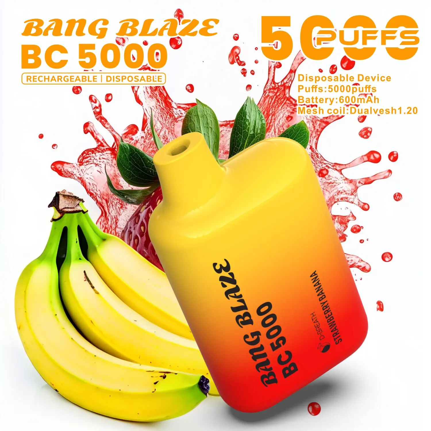 Bang Blaze BC5000 5K Puffs 2% 3% 5% Disposable Vape - Image 14