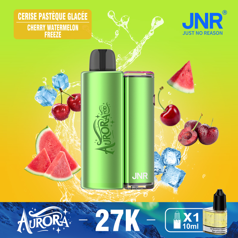 JNR Aurora 27K 27000 Puffs 2+10ml Replaceable Pod Kit Refillable Original Disposable Vape - Image 13