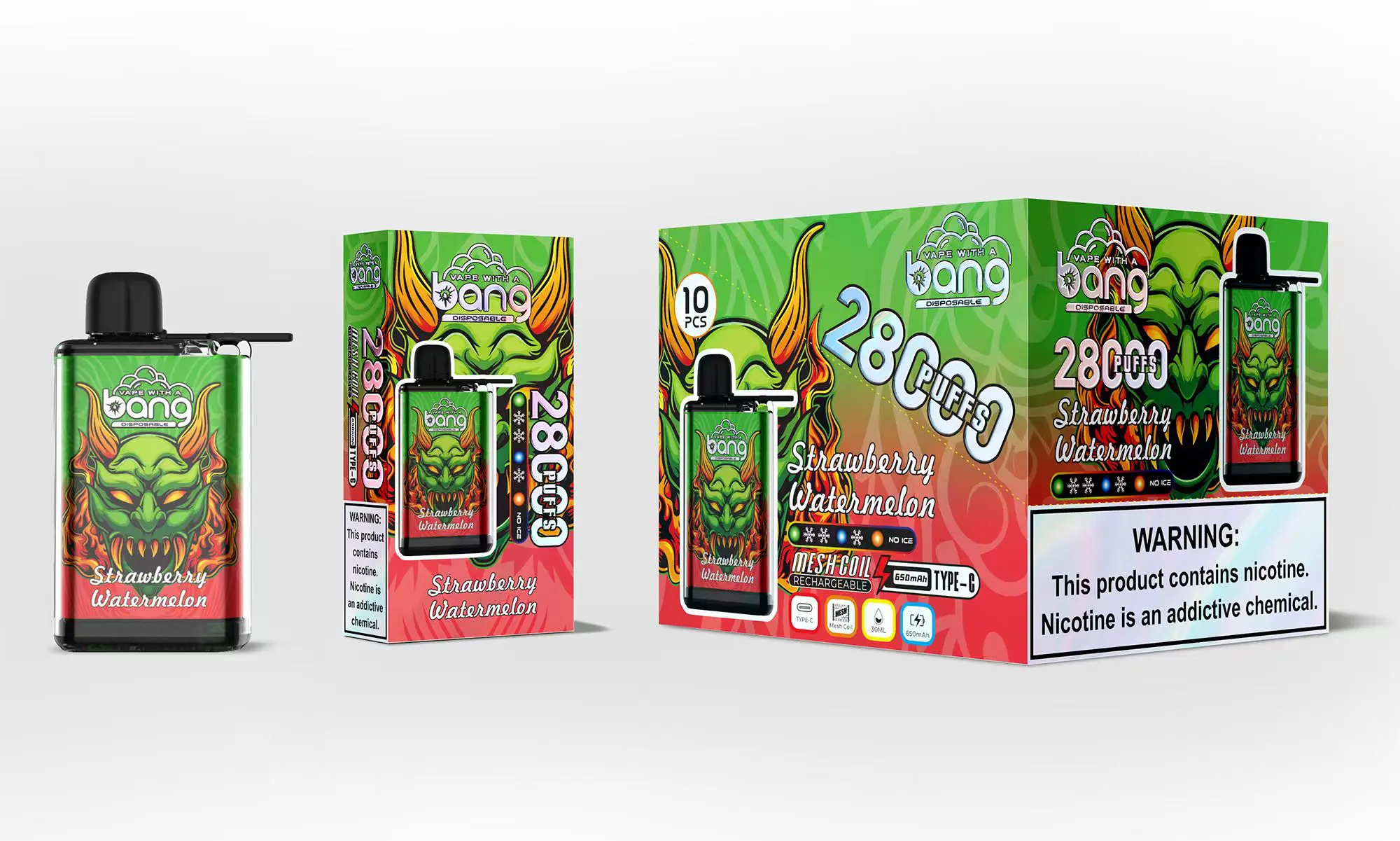 Bang 28000 28K Puffs Original Adjustable Ice level Disposable Vape Pen - Image 6