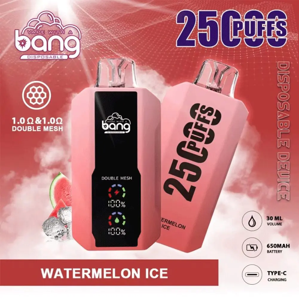 Bang 25000 25k Puffs 0% 2% 3% 5% Nicotine New LED Display Vape Electronic Cigarette Pod - Image 26