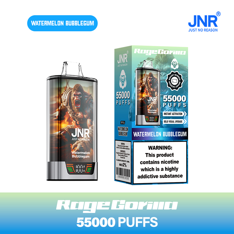 JNR Rage Gorilla 55K 55000 Puffs Smart Display Original Disposable Vape - Image 37