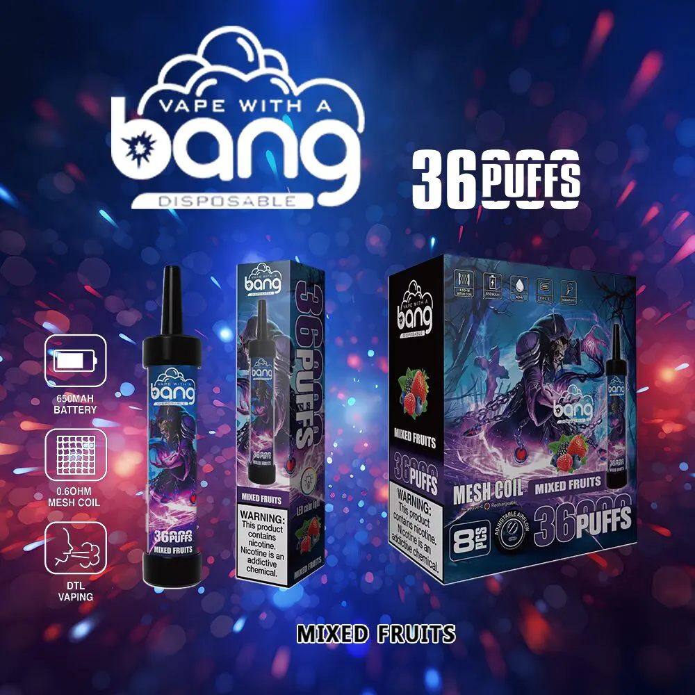 Bang 36000 36K Puffs 0% 2% 3% 5% Nicotine Latest Original Disposable Vape Pen - Image 14