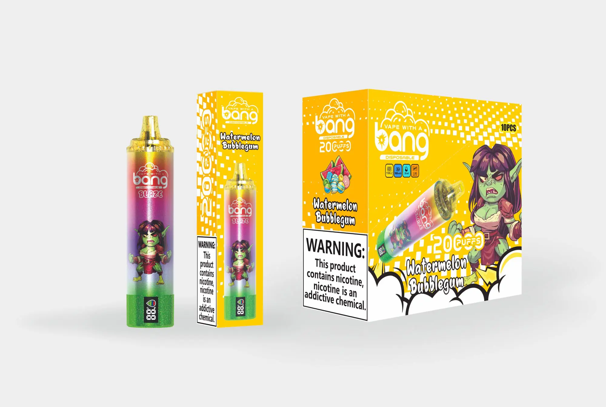 Bang Tornado 20000 20K Puffs Original LED Display Edition Disposable Vape Pen - Image 8