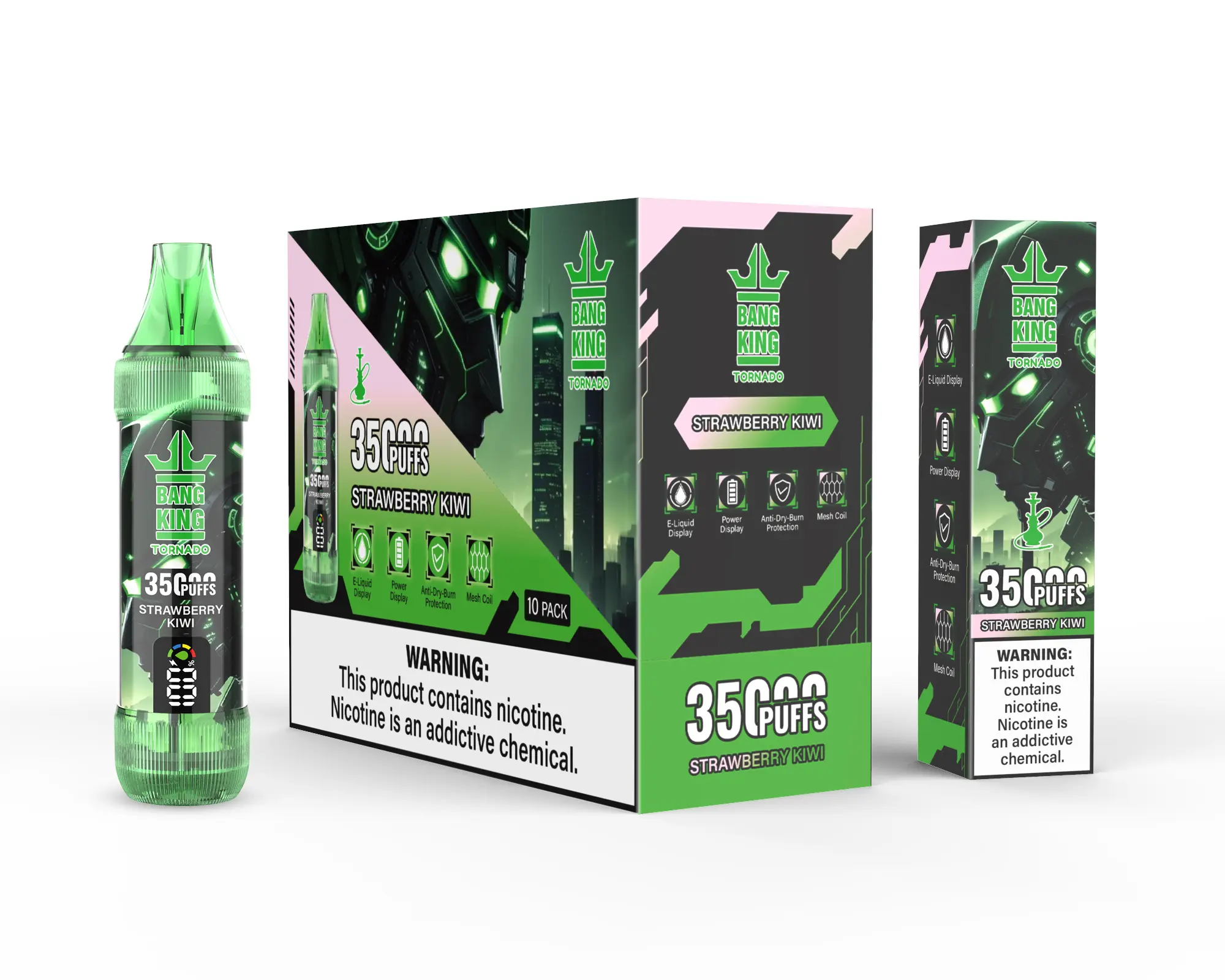 Bang King Tornado 35K Puffs Disposable Vape Pen 23ml 0-5% Nicotine - Image 4