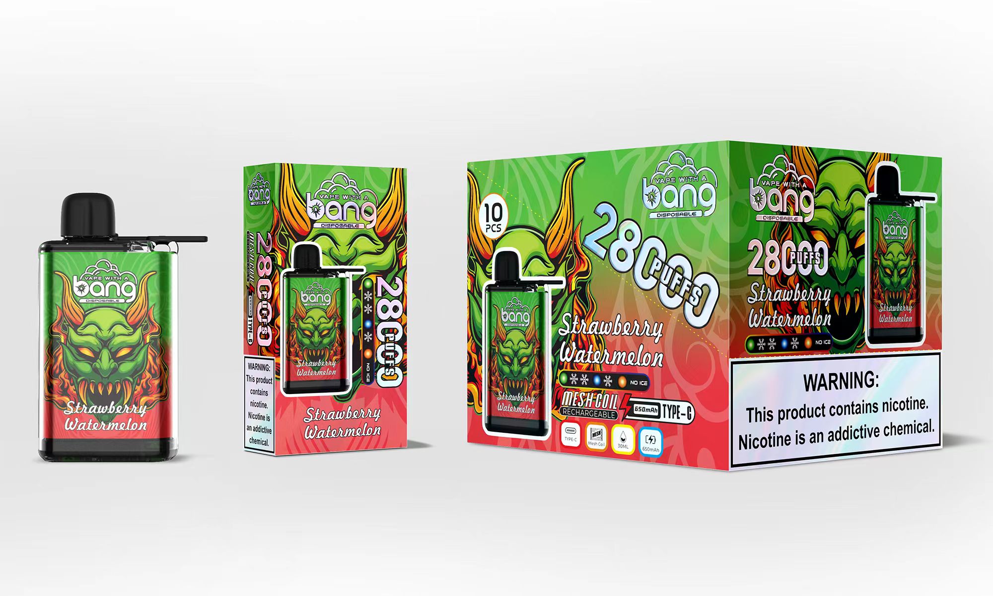 Bang 28000 28K Puffs Original Adjustable Ice level Disposable Vape Pen - Image 5