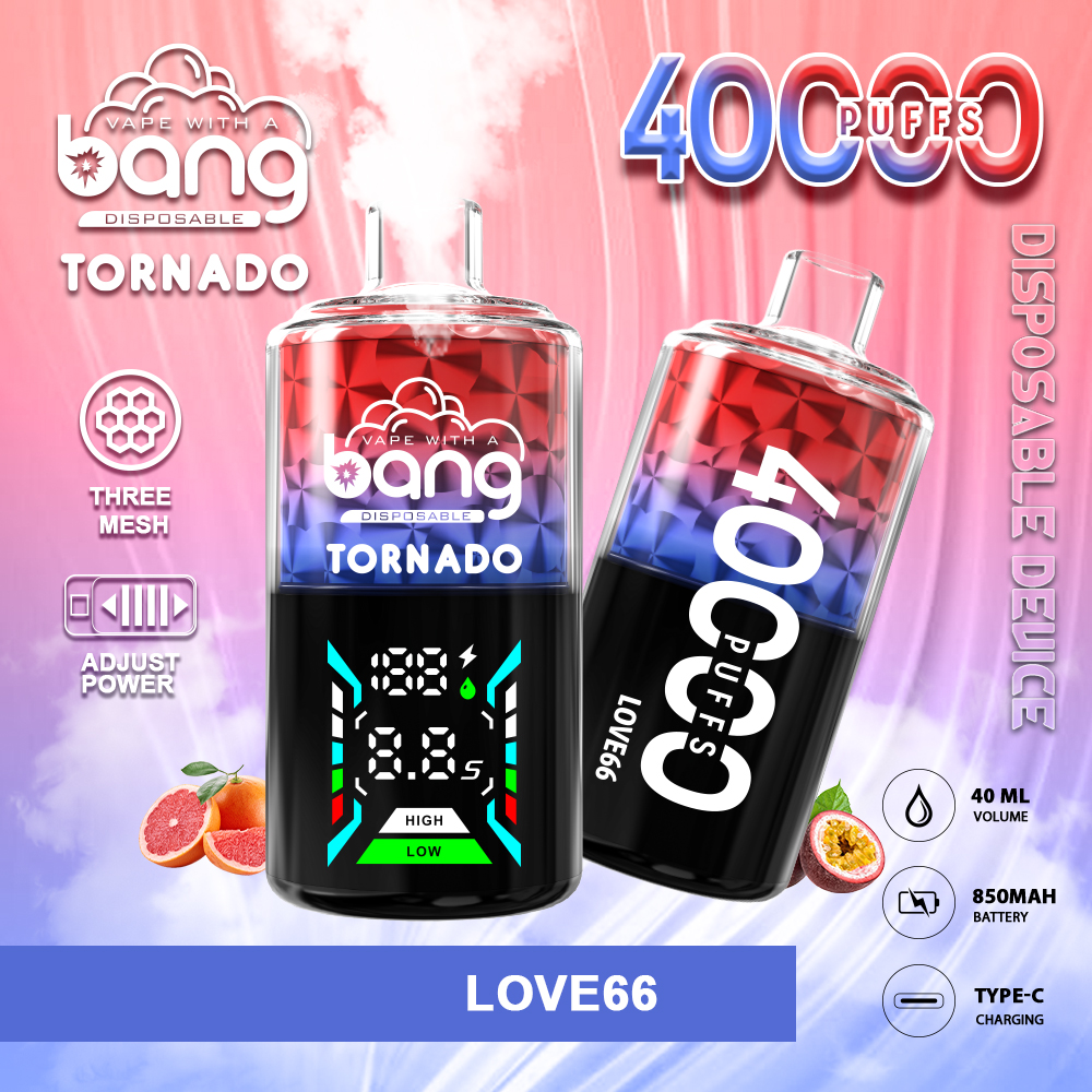 Bang Tornado 40000 40K Puffs Large Smoke LED Display Disposable Vape - Image 13