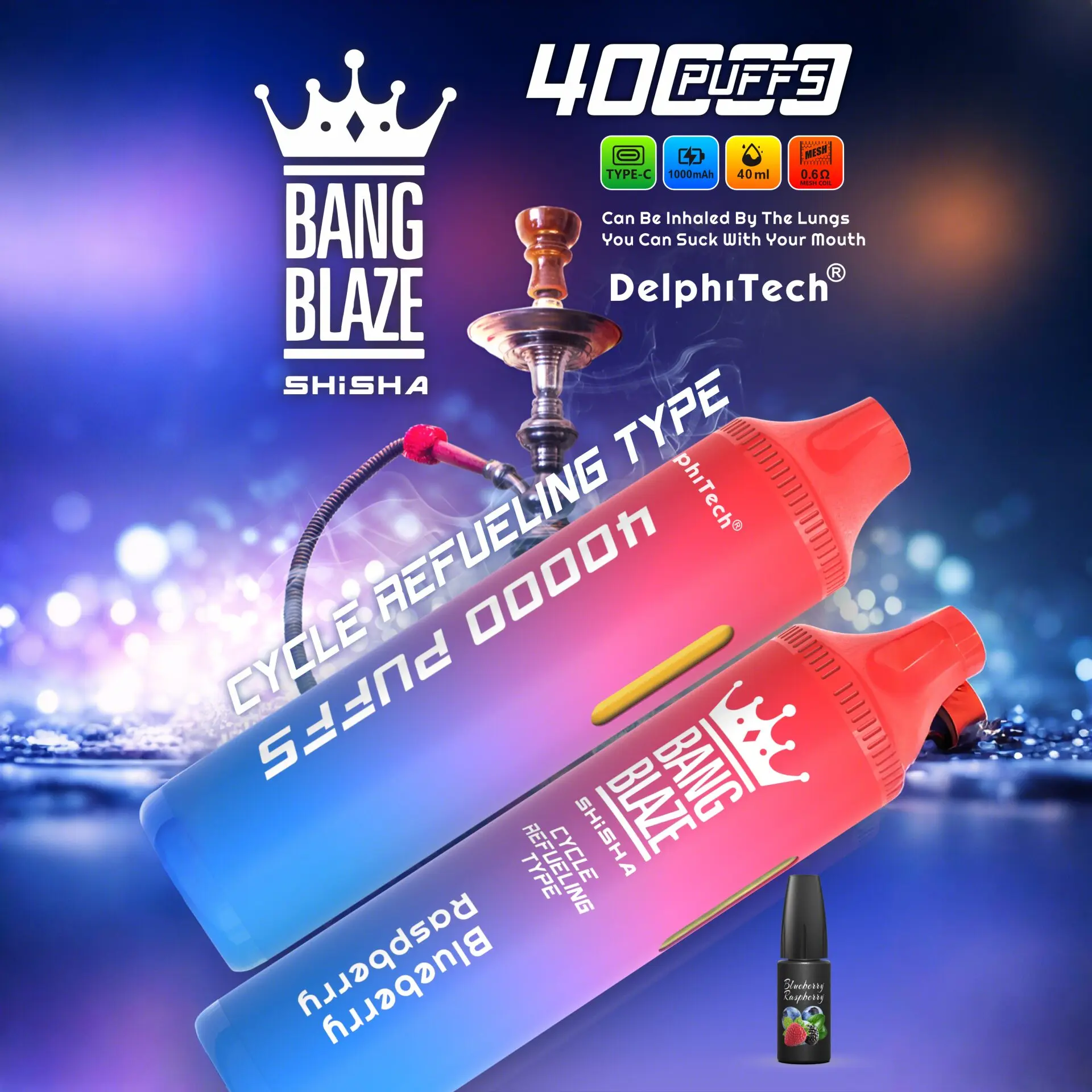 Bang Blaze 40k 40000 Puffs 2% 5% Nicotine Riginal Refillable Oil Vape - Image 22