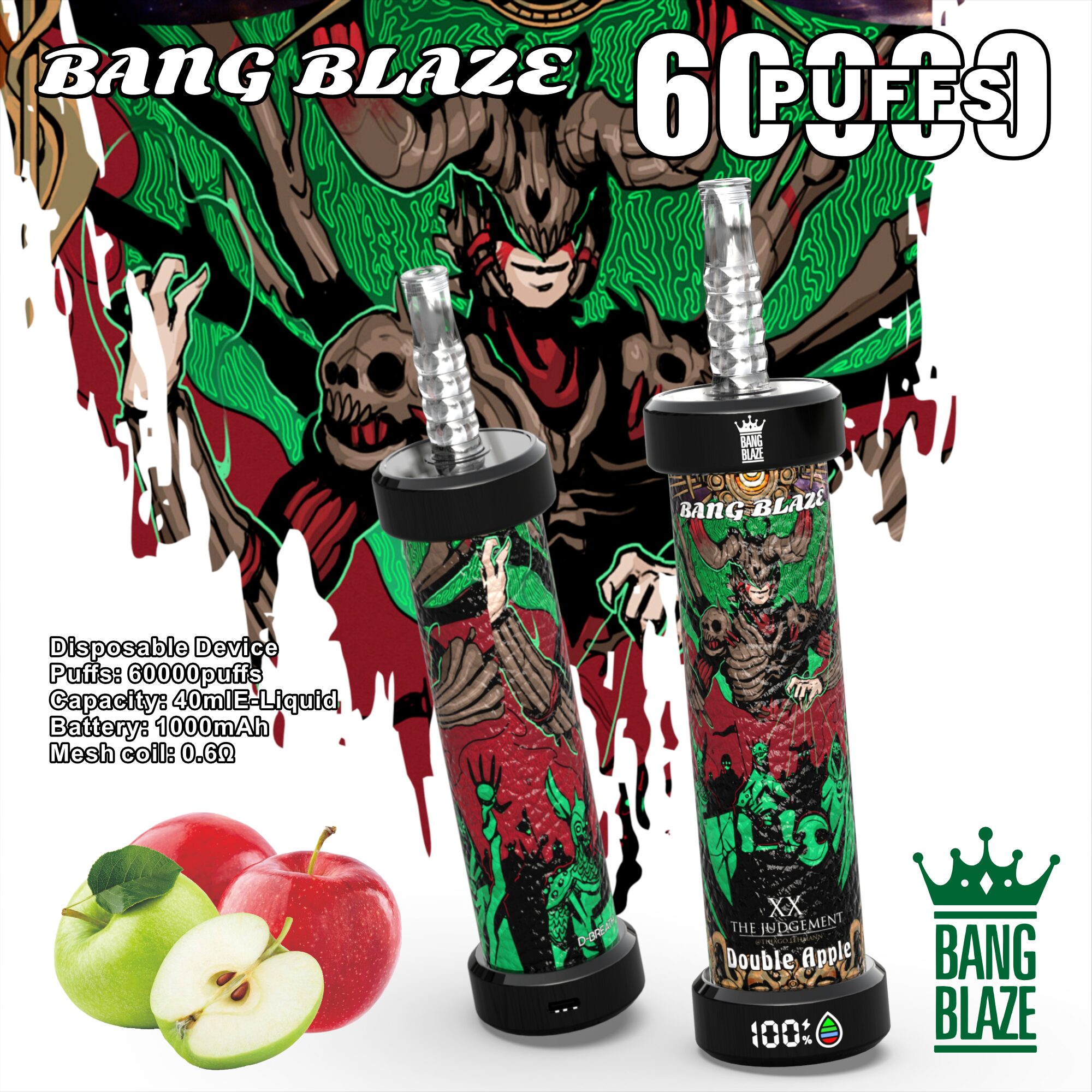 Bang Blaze 60k 60000 Puffs Latest Original LCD Display Disposable Vape Pen - Image 15