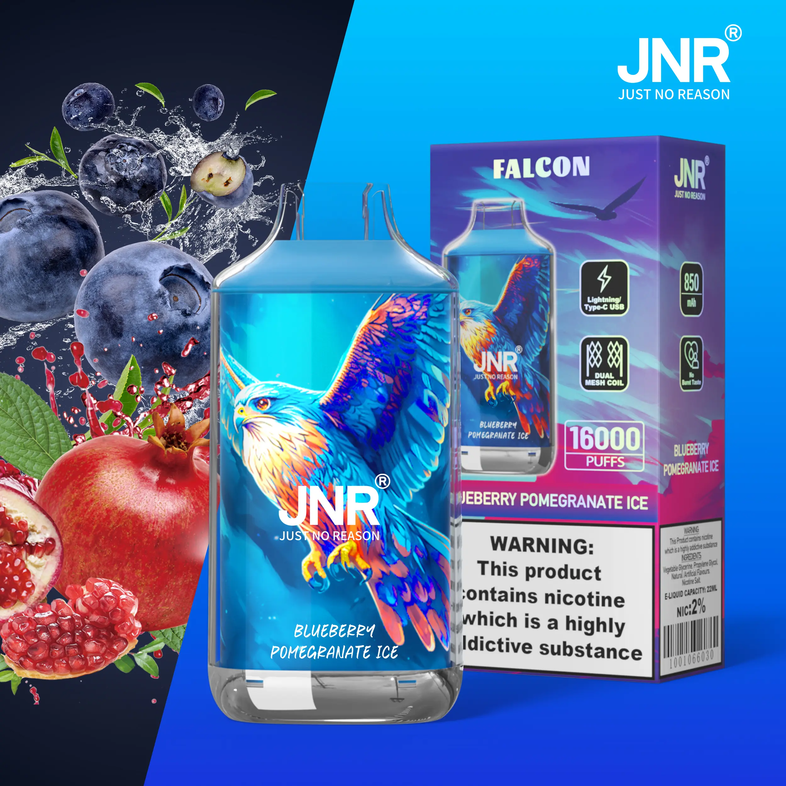 JNR FALON 16000 16K Puffs Original Edition Disposable Vape - Image 60