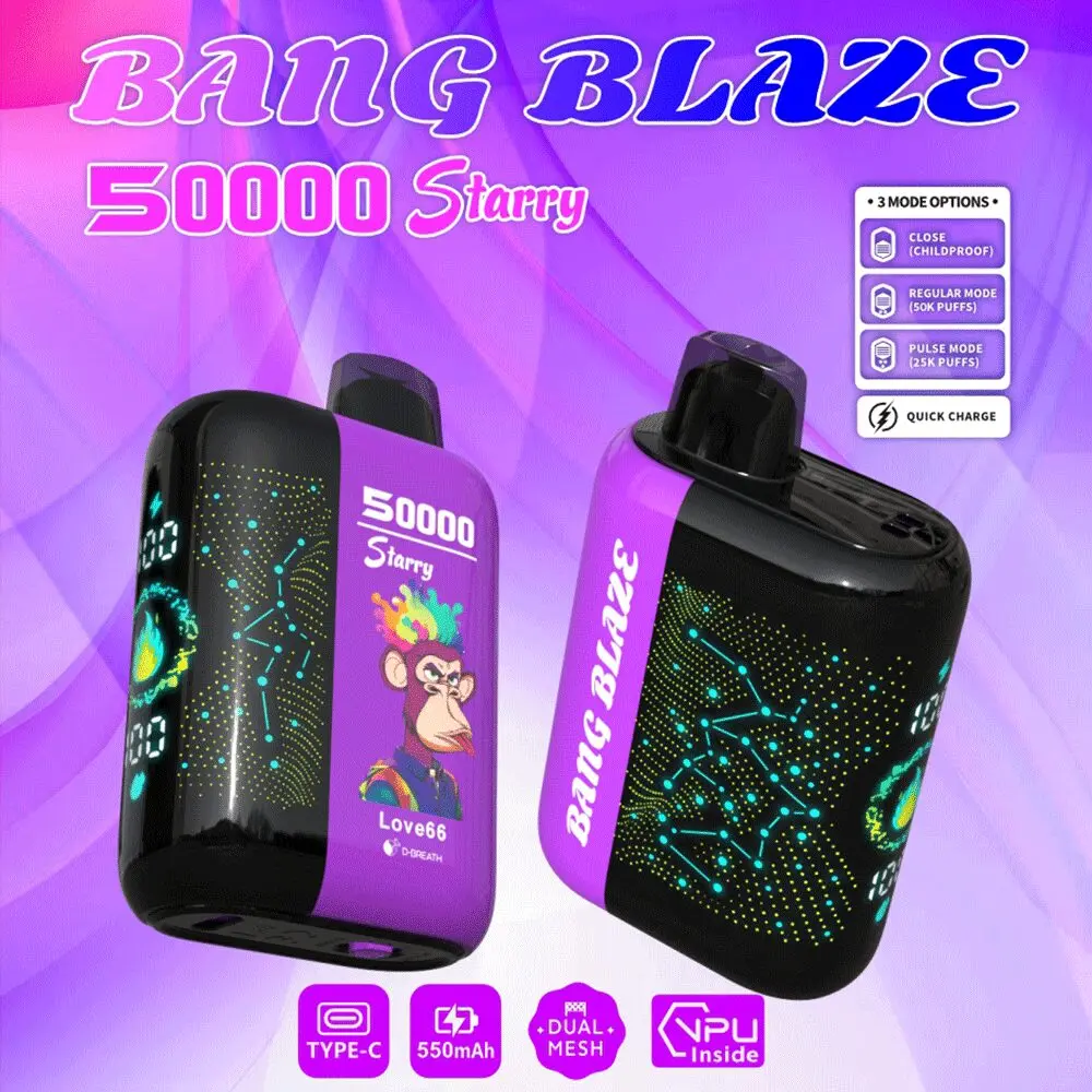 Bang Blaze Starry 50000 50K Puffs Hottest LED Display Disposable Vape - Image 22