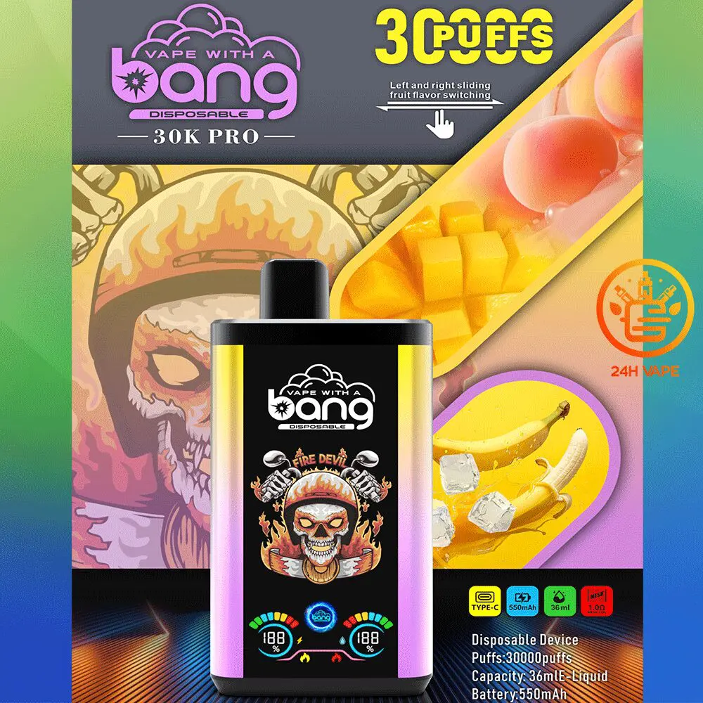 Bang 30K PRO 30000 Puffs Newest Dual Flavor LED Disposable Vape - Image 23