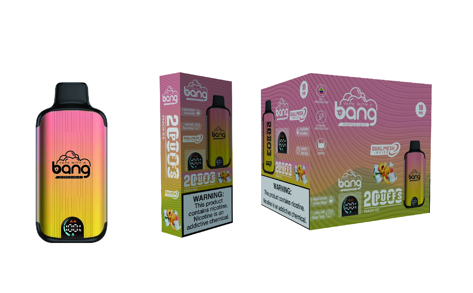 Bang 20000 Puffs New Product LED Display Disposable Vape - Image 5