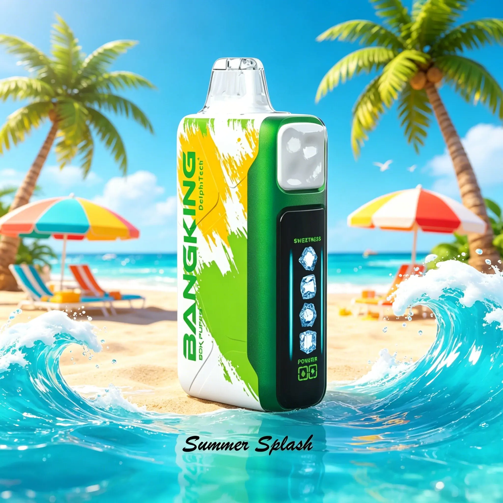 Bang King Ice Cool 60000 60K Puffs Adjustable Ice Level LED Display Disposable Vape Japan warehouse - Image 8