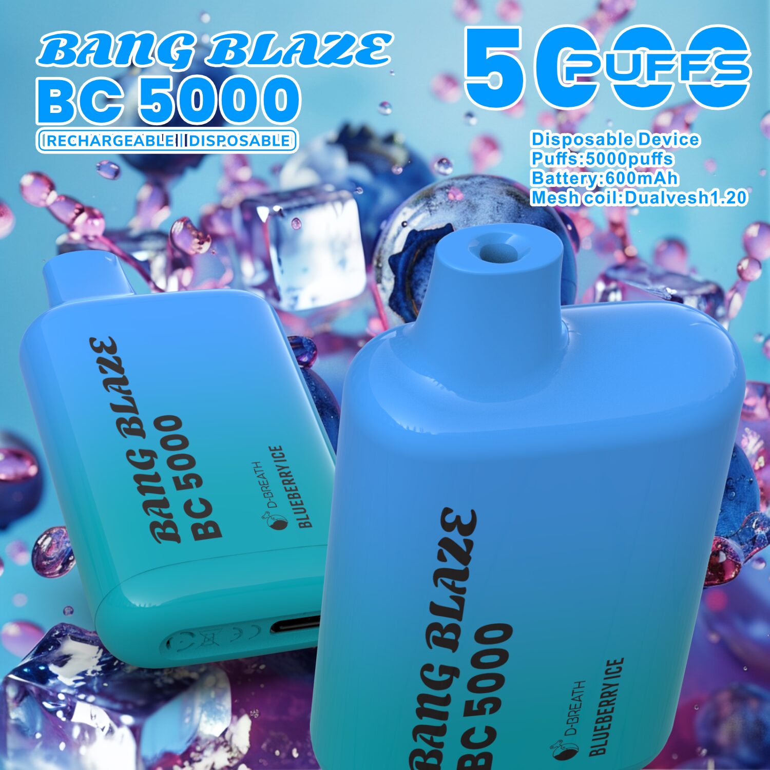 Bang Blaze BC5000 5K Puffs 2% 3% 5% Disposable Vape - Image 27