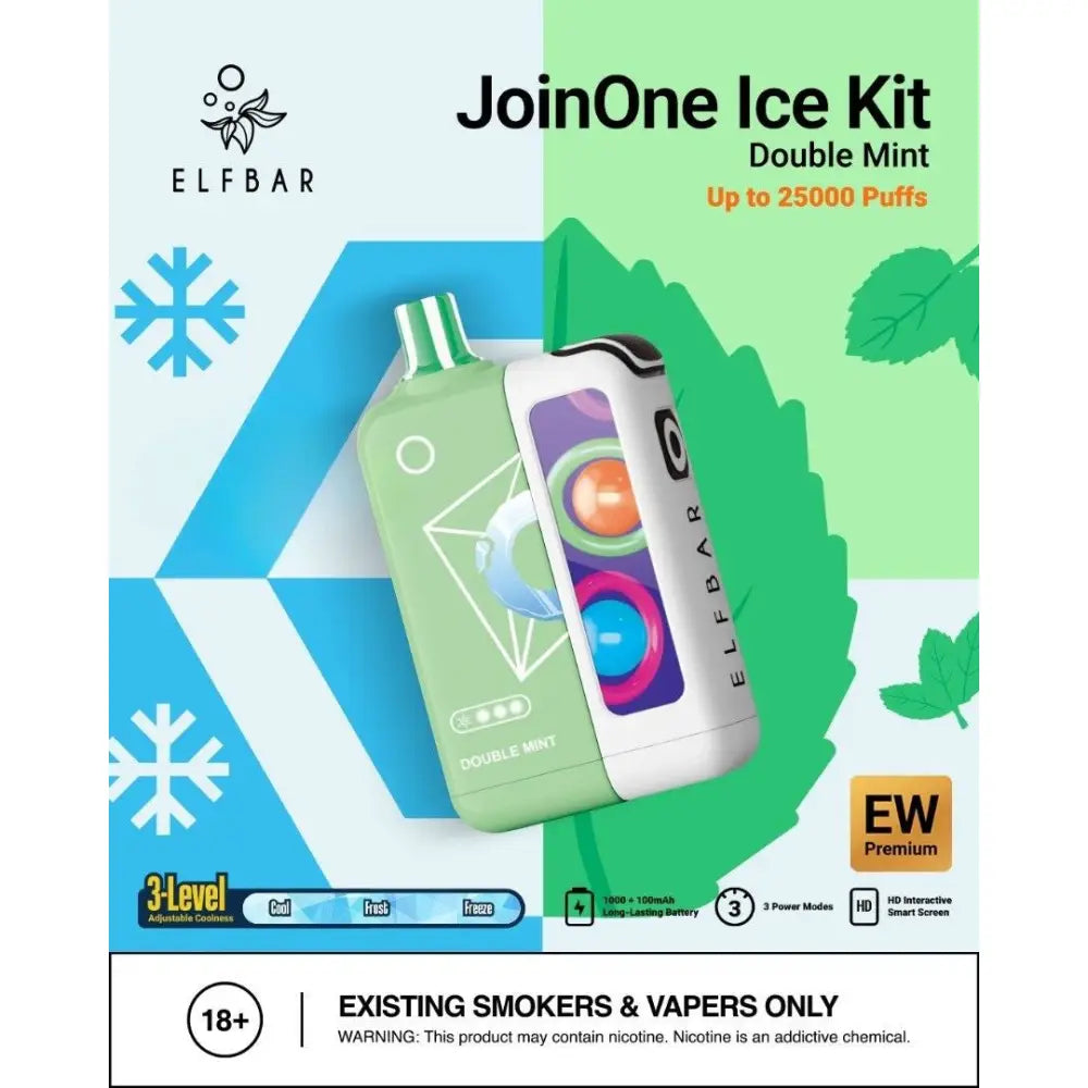 ELFBAR JOIN ONE ICE KIT 25000 PUFFS DISPOSABLE VAPE - Image 9